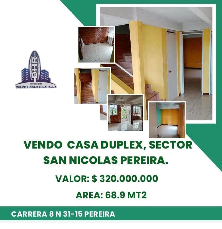 Casa duplex en venta