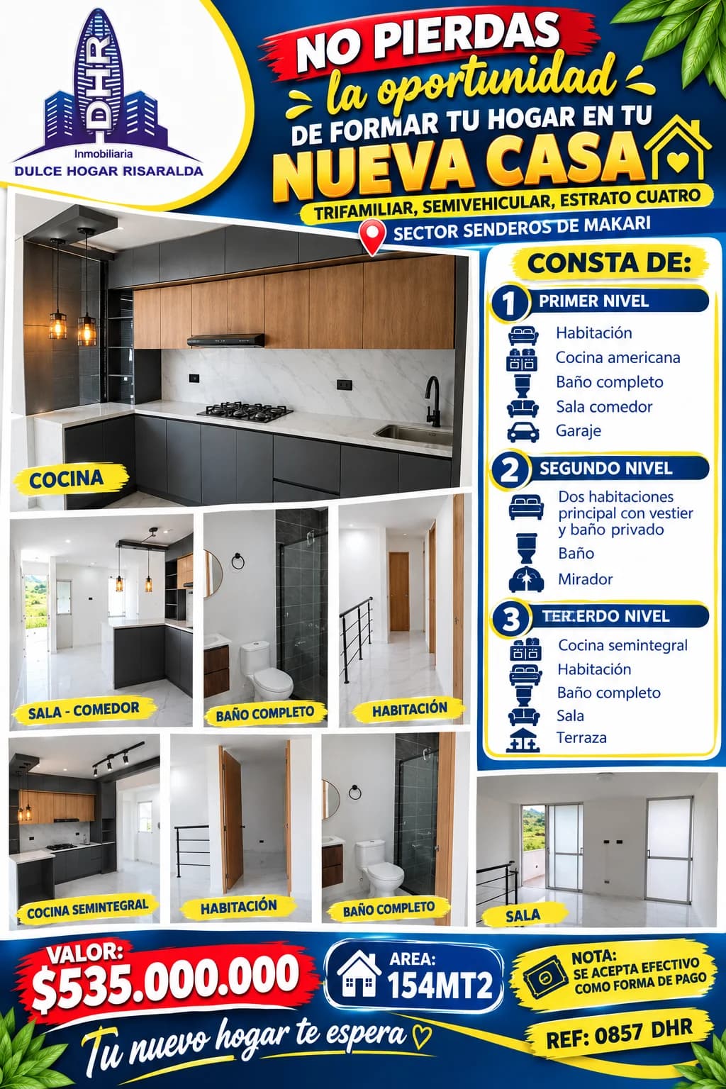 Casa trifamiliar