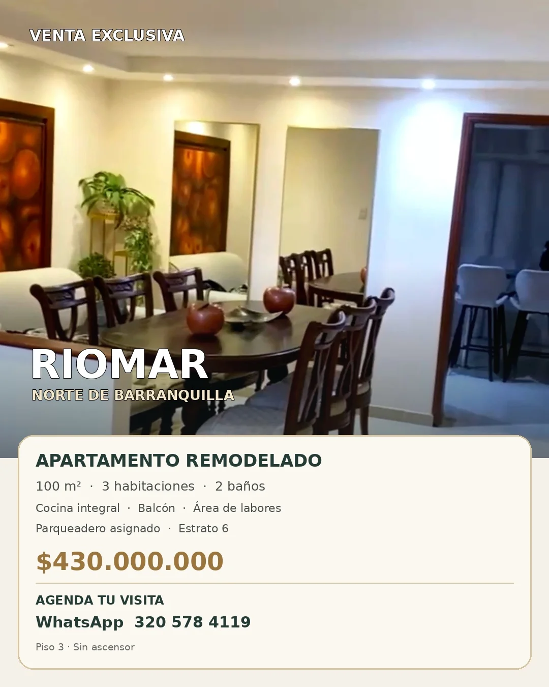 Apartamento riomar